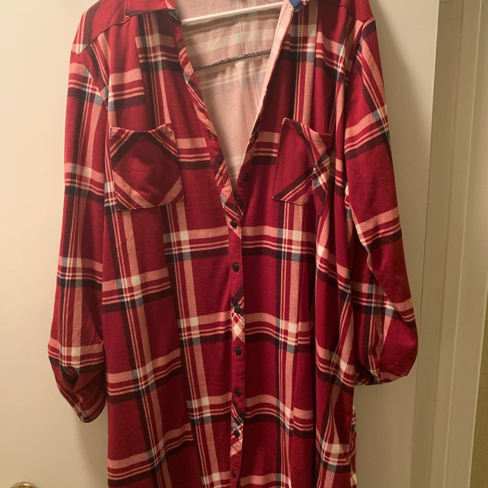 cute fall/ winter plaid dress